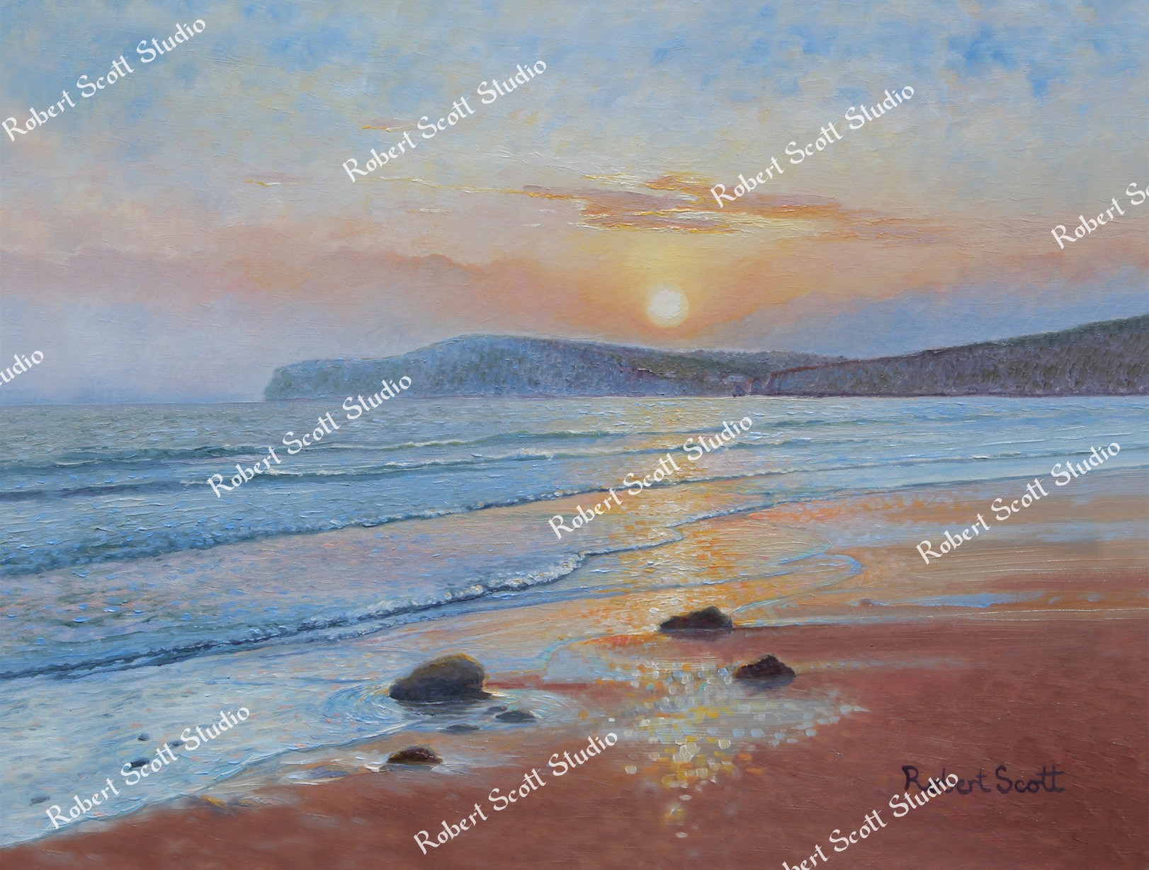 Compton Bay Beach Sunset