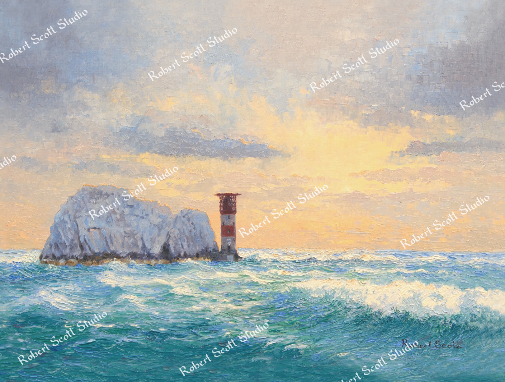 Needles Evening Light (Rough)