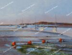 Newtown Creek Moorings (view from Hamstead Jetty)