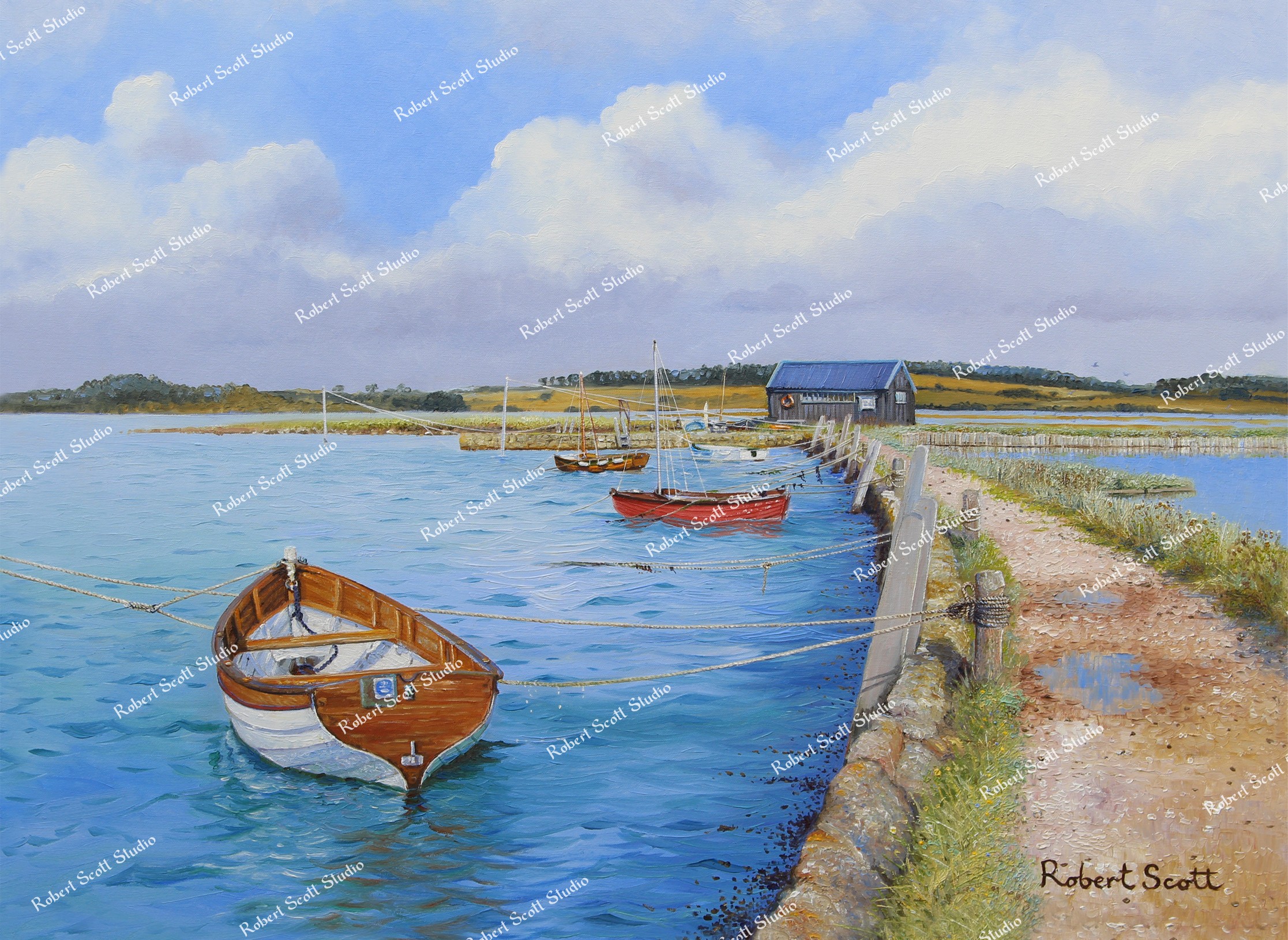 Newtown Quay (Clinker Dinghy)